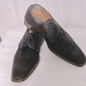 TULLIO mens brown leather shoes